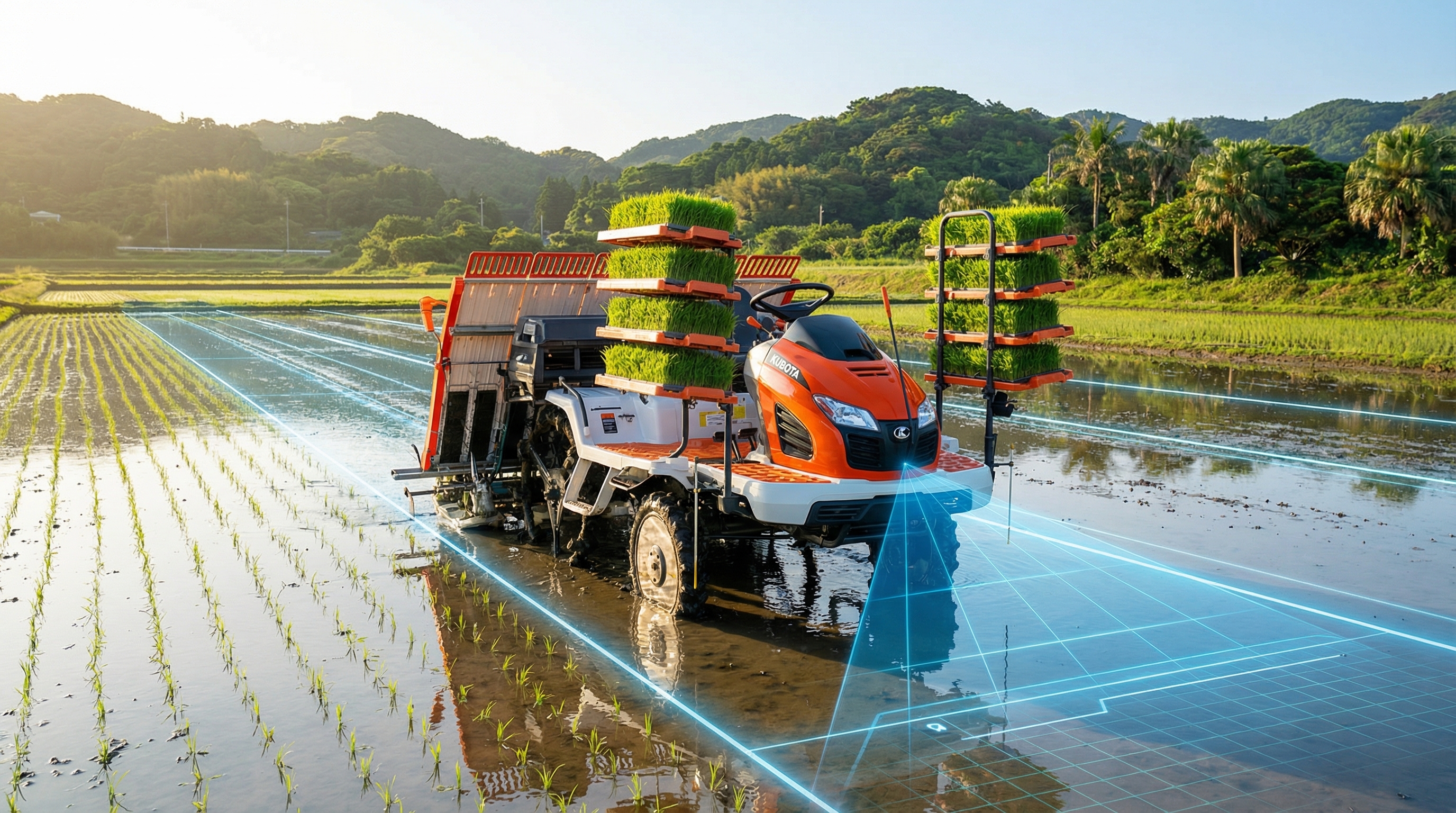 KUBOTA NW80S GPS田植え機